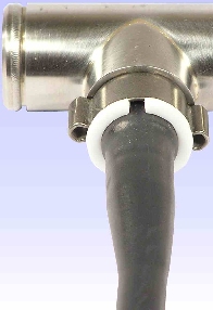 image of Option code 8 - Side exit fully sleeved integral cable