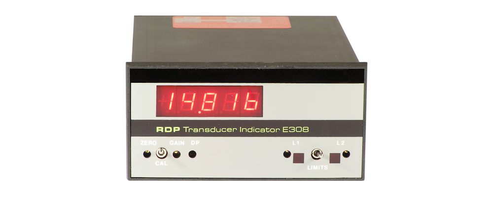 image of panel meter E308 For Strain Gauge Transducers 