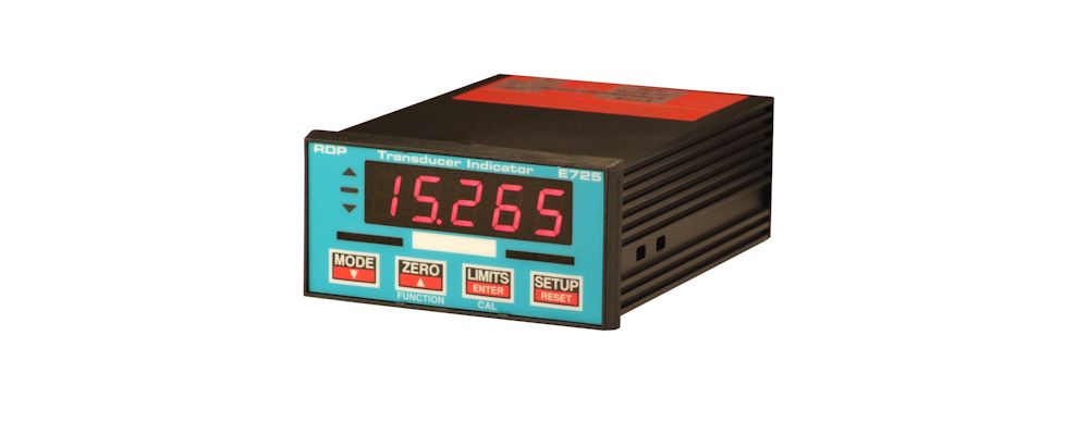 image of panel meter E725 For Strain Gauge And LVDT Transducers 