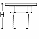 dimensional drawing of Cable Option 5b