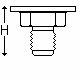 dimensional drawing of Cable Option 5d