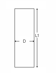 dimensional drawing of  Model  FP2000 Pressure Transducer 