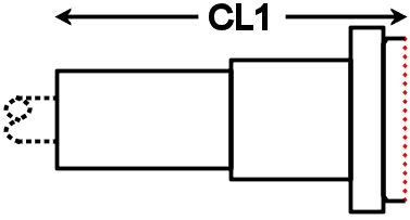 dessin dimensionnel de Code option 6 - Sortie connecteur avec longueur de câble définie par l'utilisateur