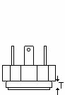 dimensional drawing of Cable Option 6m